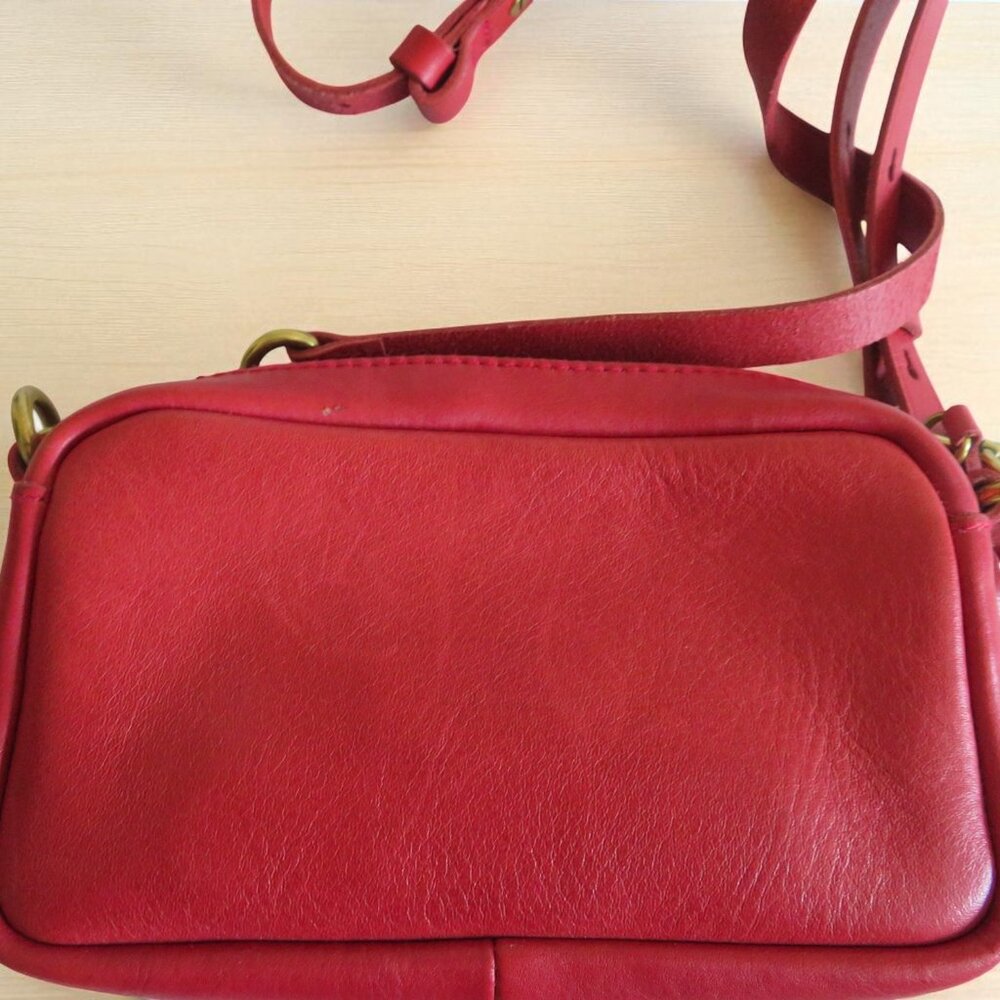 J.Crew - Leather Mini Crossbody Bag (Red) - EUC - Picture 3 of 16